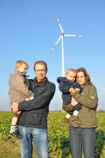  Familienvater mit Sinn für eine nachhaltige Energieversorgung: Markus Conrad, Bürgermeister der Verbandsgemeinde Wörrstadt.